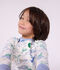 Children's pyjamas in fleece with a dragon print white/multicolor