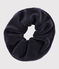 Girls' elasticated scrunchie SMOKING blue