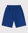 Children's Bermuda shorts in plain cotton CREPUSCULE blue