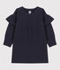 Girls' Long-Sleeved Fleece Dress