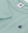 Children's long-sleeved rib knit unisex t-shirt PAUL green