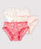 Girls' Cherry Blossom Ruffled Knickers - 3-Pack variante 1