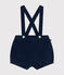 Babies' velvet shorts with straps CREPUSCULE