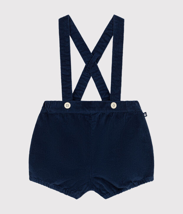 Babies' velvet shorts with straps CREPUSCULE
