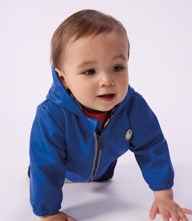 Babies' jacket in plain PU PERSE