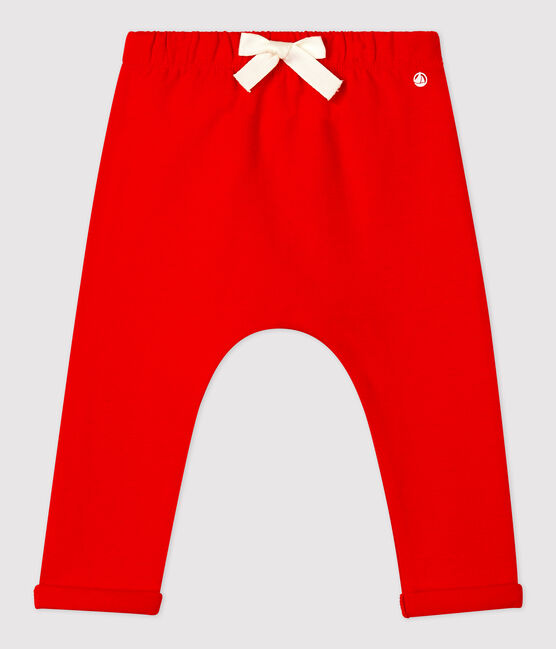 Babies' Thick Jersey Trousers PEPS red