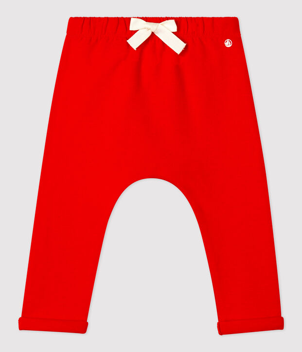 Babies' Thick Jersey Trousers red
