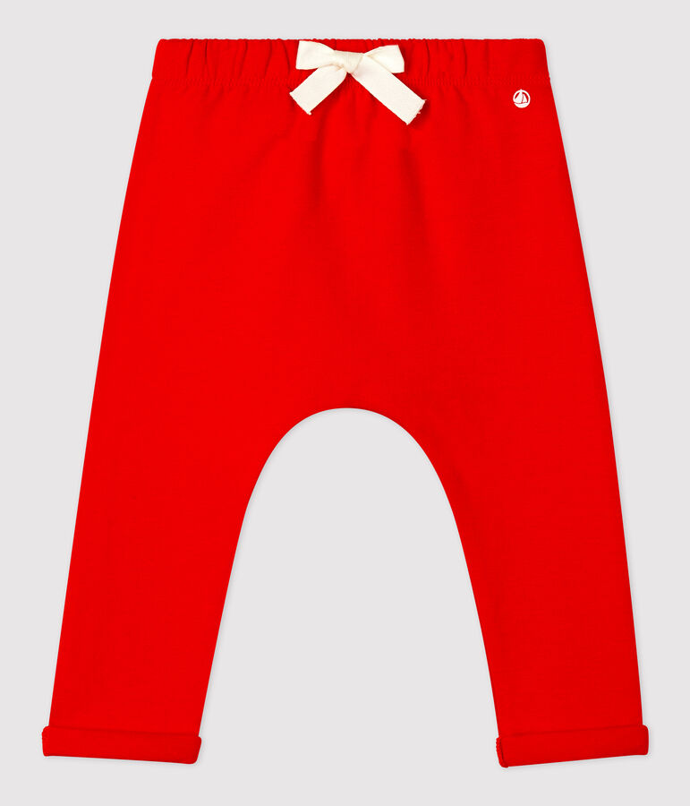 Babies' Thick Jersey Trousers red