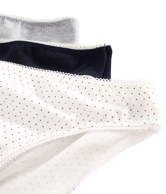 Girls' Stretch Cotton pants - Set of 3 variante 1
