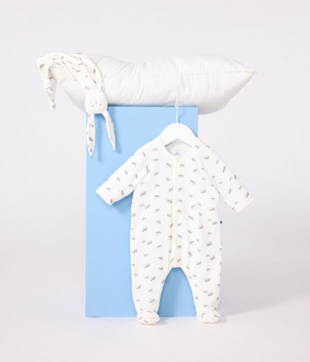 Newborn babies' printed cotton gift set multicolor