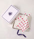 Unisex baby set featuring heart-print cotton sleepsuits, bodysuit , and a Comforter