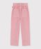 Children's corduroy trousers pink