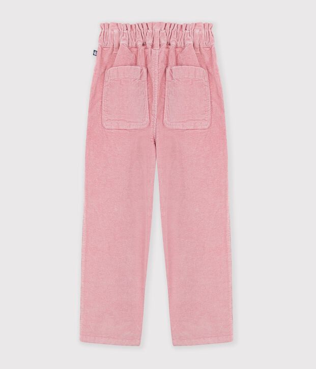 Children's corduroy trousers pink