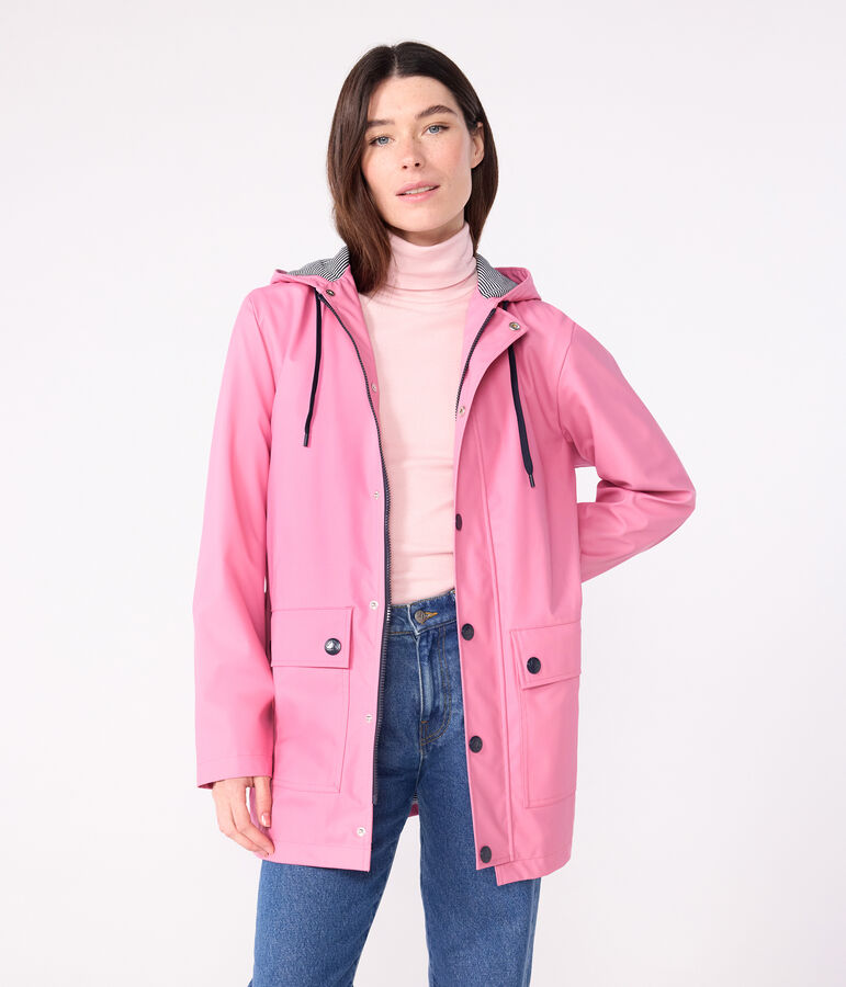 Iconic raincoat for men or women pink