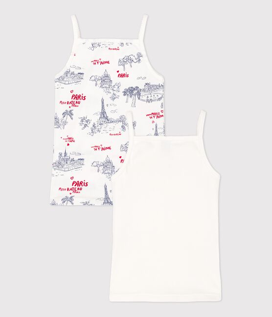 Girls' Cotton Vests - 2-Pack variante 1