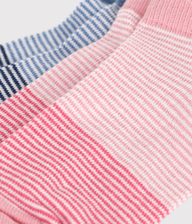 2 pairs of children's socks for girls in milleraies cotton variante 1