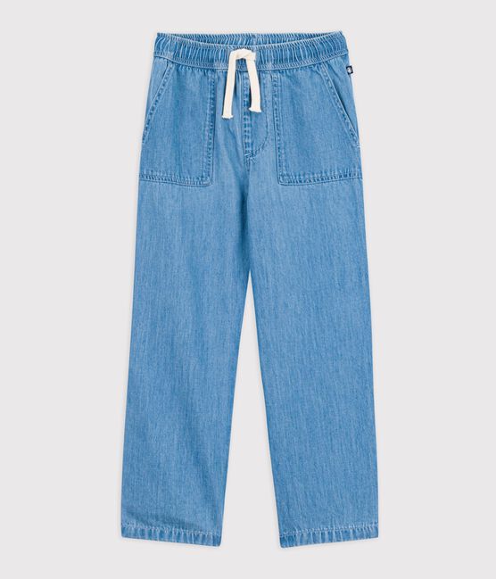 Children's denim trousers DENIM CLAIR blue