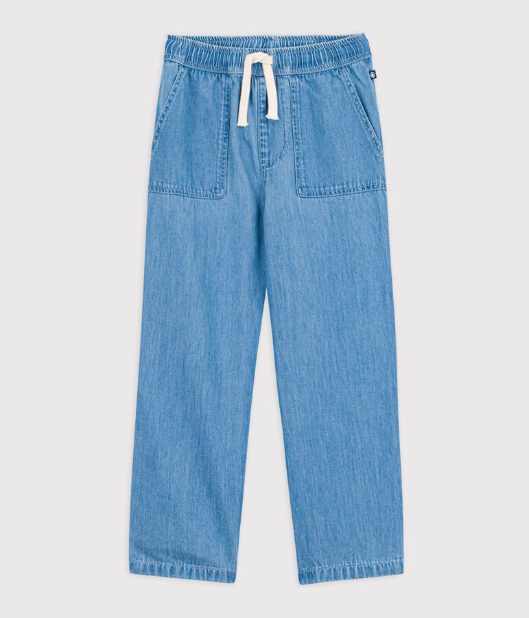 Children's denim trousers blue