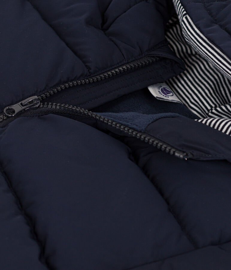 Children's unisex puffer jacket blue