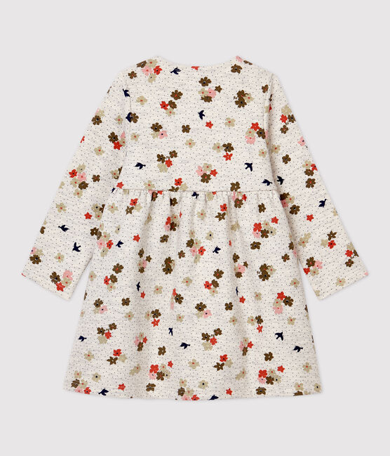 Babies' Quilted Dress MONTELIMAR beige/MULTICO white