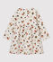 Babies' Quilted Dress MONTELIMAR beige/MULTICO white