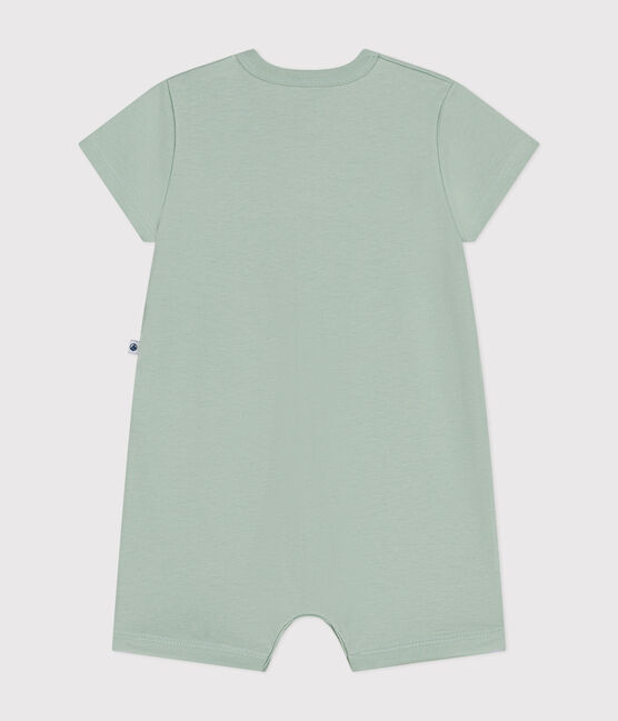 Babies' Lightweight Jersey Playsuit HERBIER green