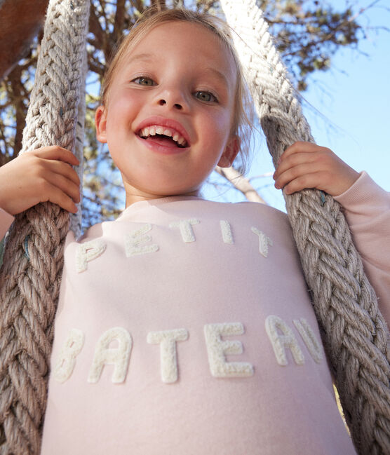  Girls' Fleece Sweatshirt SALINE pink