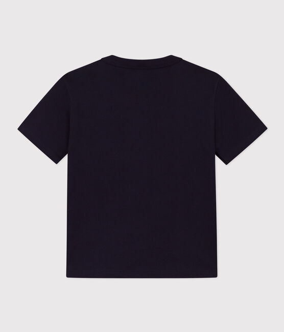 Boys' Short-Sleeved Cotton T-Shirt SMOKING blue