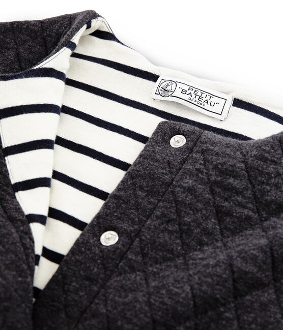 Women's Long Tube Knit Jacket CITY CHINE grey