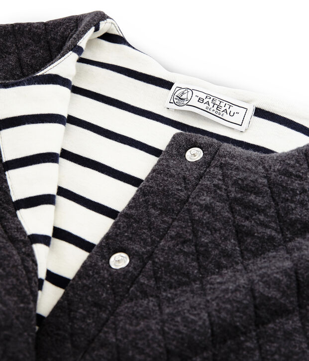 Women's Long Tube Knit Jacket grey