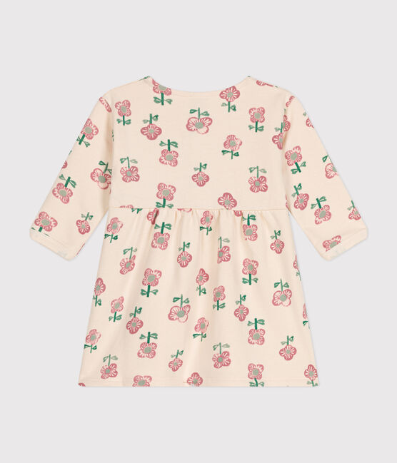 Babies' long-sleeved dress AVALANCHE yellow/DAISY white