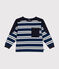 Boys' thick cotton sweatshirt MEDIEVAL blue/MONTELIMAR