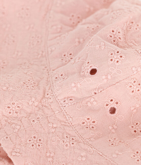 Girls' Pink English embroidery Bucket Hat SALINE pink