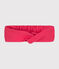 Babies' plain fabric hairband GLOSS pink