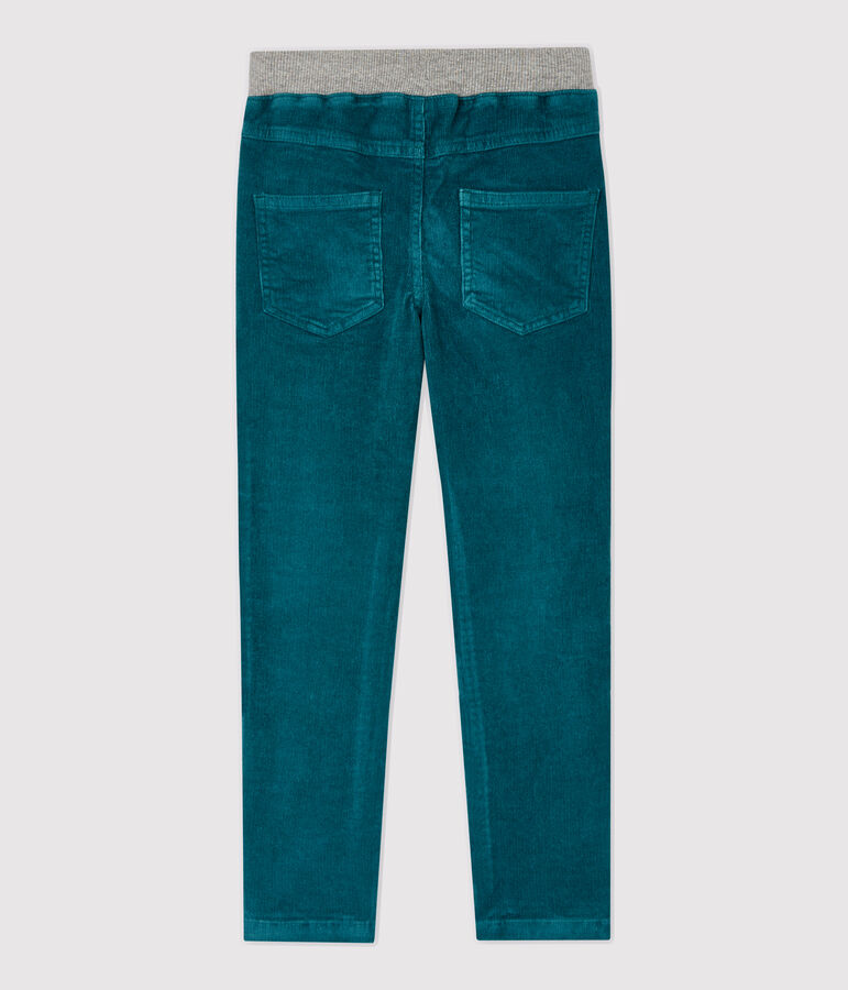 Boys' Regular Corduroy Trousers green