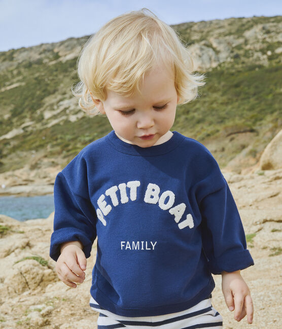 Babies' Cotton Sweatshirt MEDIEVAL blue