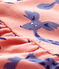 Babies' Fleece Animal Print Dress PAPAYE pink/MULTICO