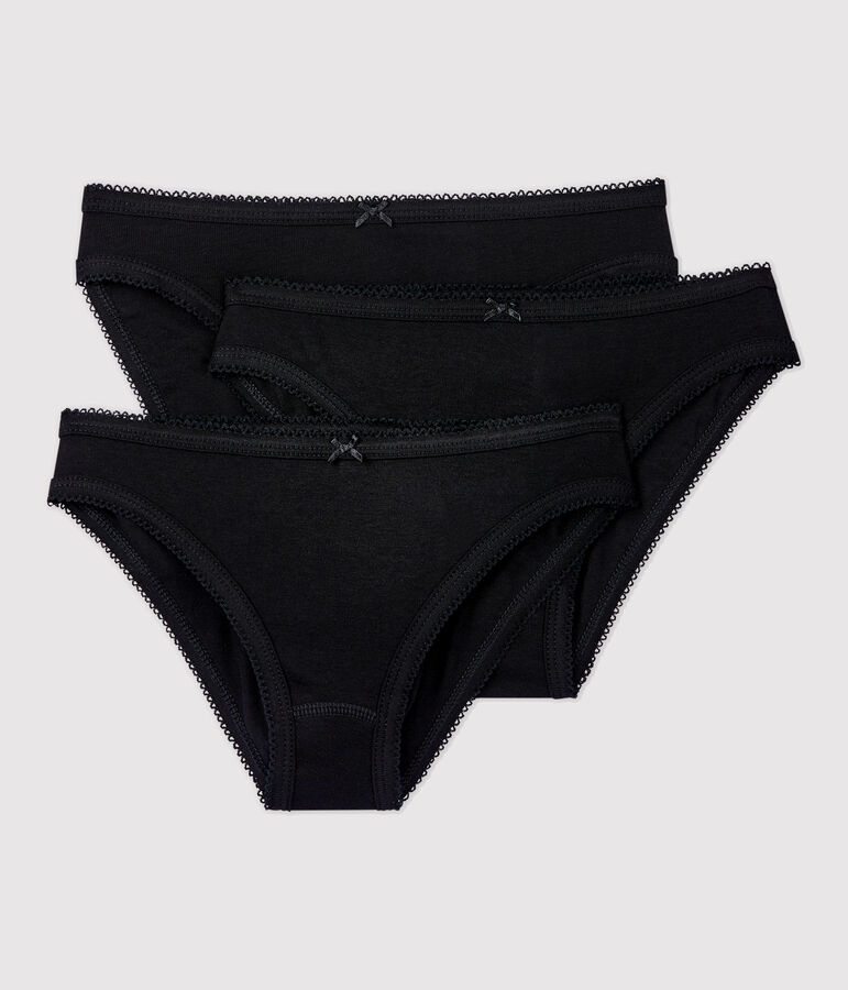 Women's Fine Cotton Briefs - 3-Pack multicolor