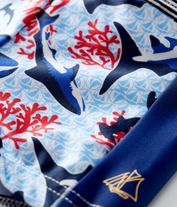 Baby Boys' Eco-Friendly Swimming Trunks blue/multicolor