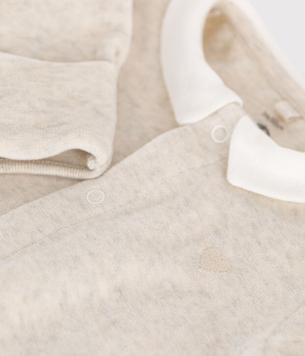 Babies' velour pyjama suit MONTELIMAR CHINE