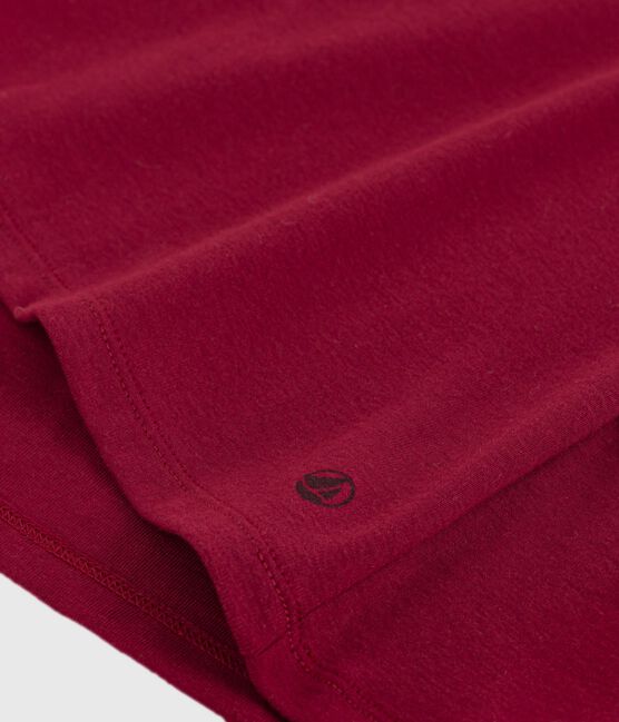 Women's Iconic short-sleeved cotton T-shirt AMARANTE