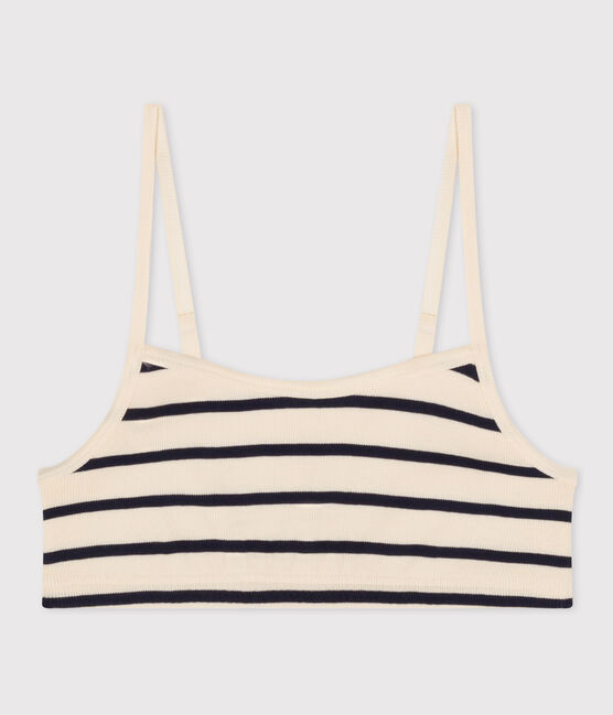 Women's Non-Wired Bra AVALANCHE white/SMOKING blue