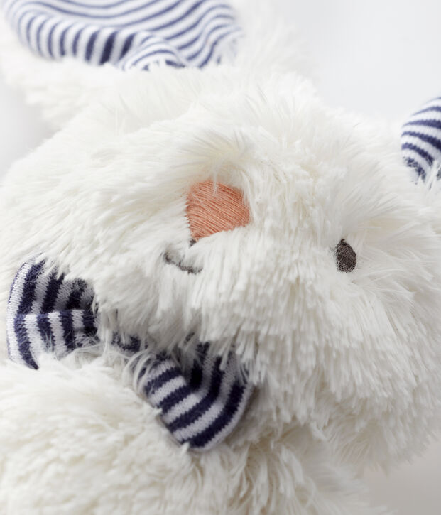 Sherpa Bow Tie Bunny Comforter white