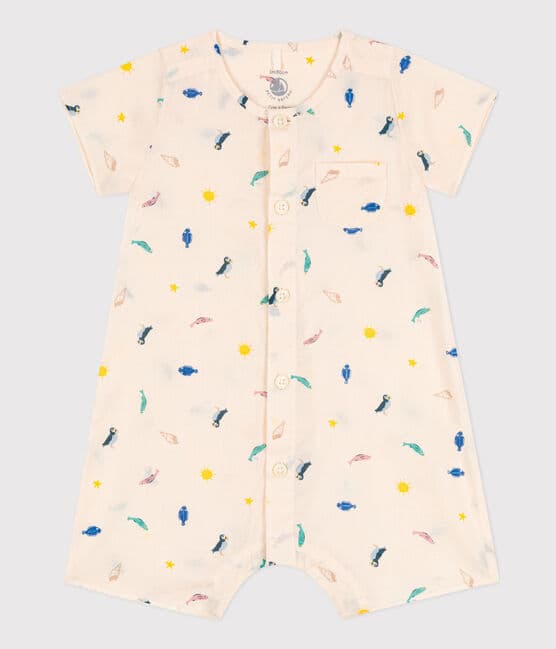 Babies' Printed Poplin Jumpsuit AVALANCHE white/MULTICO