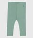 Babies' plain cotton leggings