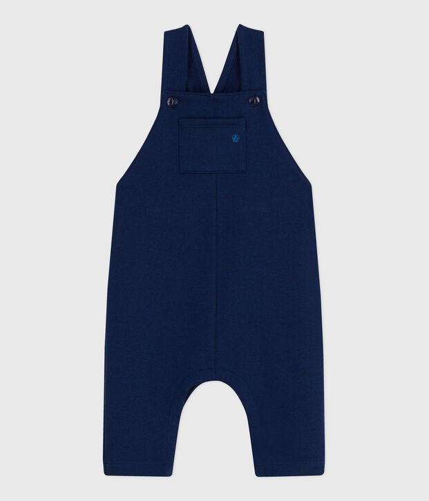 Babies' long dungarees in plain cotton MEDIEVAL