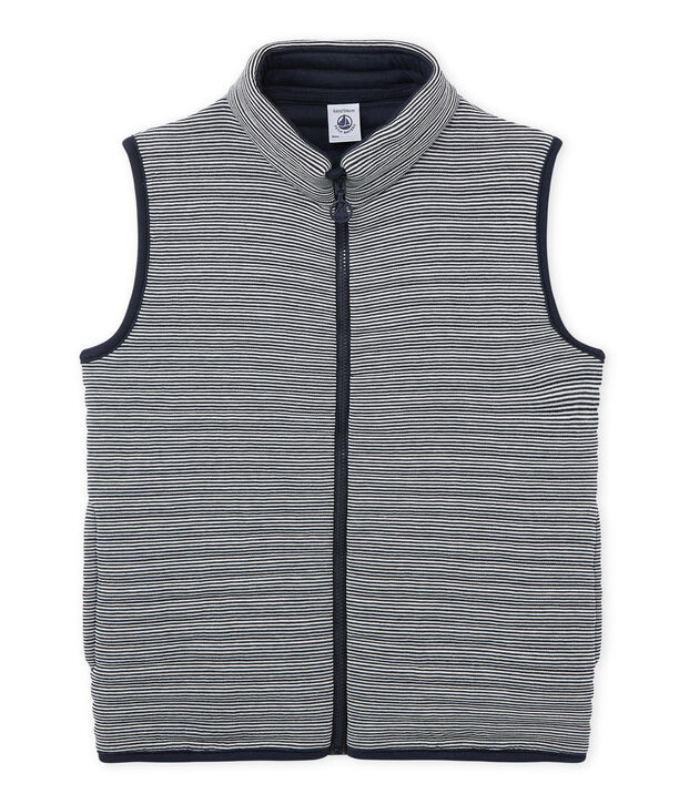 Doudoune sans manches gar&ccedil;on blue/white