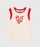 Girls' Jersey T-Shirt AVALANCHE Ecru