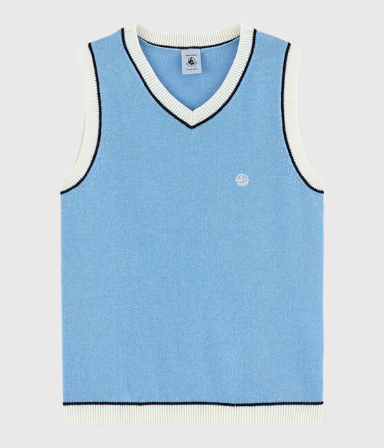 Boys' Cotton Jersey Tank Top POUSSIERE CHINE grey