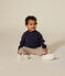 Babies' fleece sweatshirt SMOKING blue